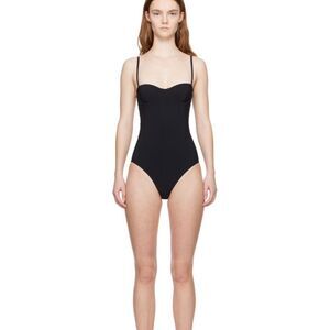 TOTEME Black Bra One-Piece Swimsuit XS NWT $220